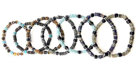Bracciale Domar Uomo Bracciali pietre naturali in Acciaio BRAC-3-280 - BRAC-3-280